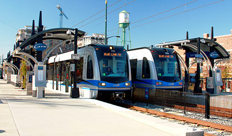 CATS Charlotte Light Rail Roadwork and Bridges