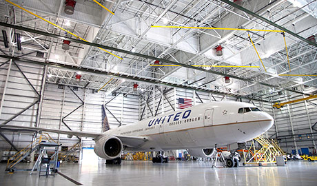 Dulles International Airport United Widebody Hangar