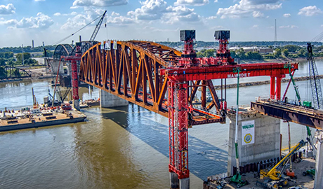 Merchants Bridge First Truss Replacement