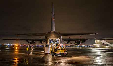Walsh receives delivery from Illinois National Guard for COVID-19 patients
